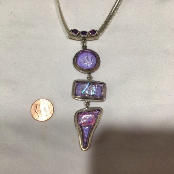 925 sterling silver very unique necklace. - Picture 2 of 6